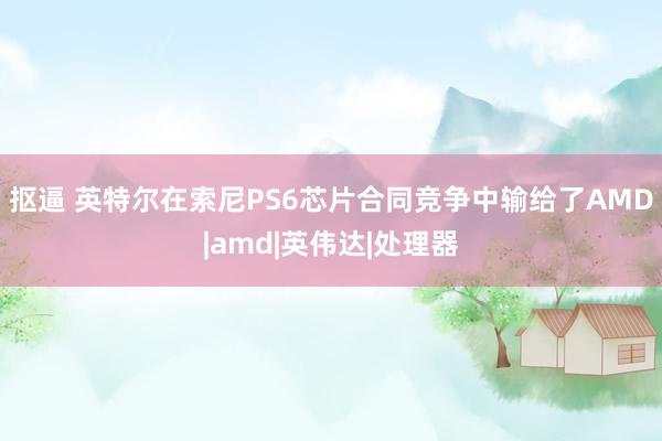 抠逼 英特尔在索尼PS6芯片合同竞争中输给了AMD|amd|英伟达|处理器