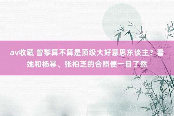 av收藏 曾黎算不算是顶级大好意思东谈主？看她和杨幂、张柏芝的合照便一目了然