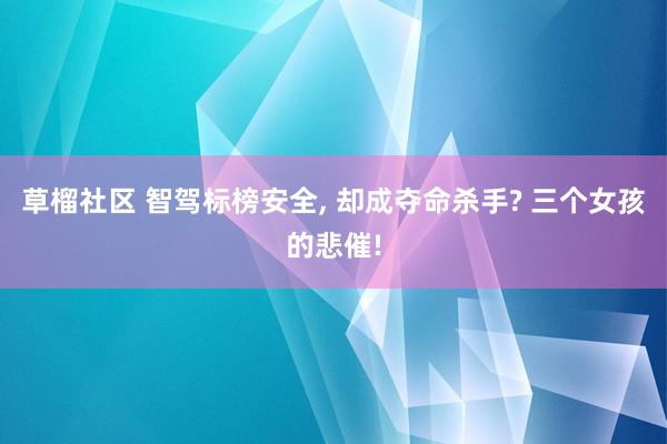 草榴社区 智驾标榜安全, 却成夺命杀手? 三个女孩的悲催!