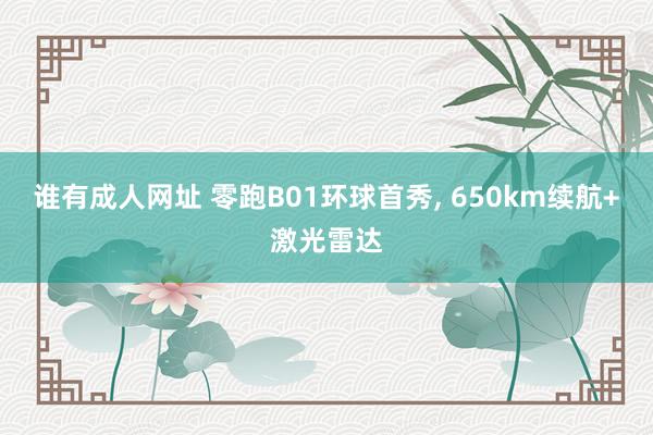 谁有成人网址 零跑B01环球首秀, 650km续航+激光雷达