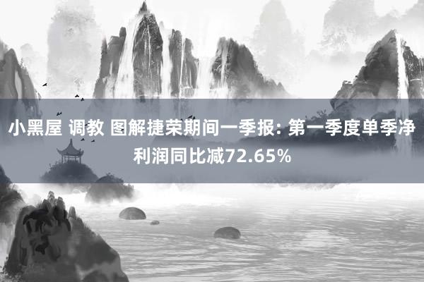 小黑屋 调教 图解捷荣期间一季报: 第一季度单季净利润同比减72.65%
