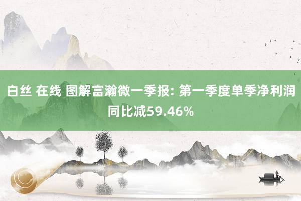 白丝 在线 图解富瀚微一季报: 第一季度单季净利润同比减59.46%